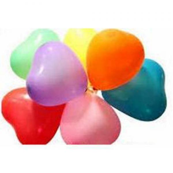 Heart-shaped balloons in Latex 12.5 cm pz.100 (Pin...