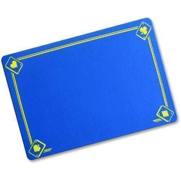 Professional Close Up Pad with printed Aces - Blue 40 cm x 28 cm