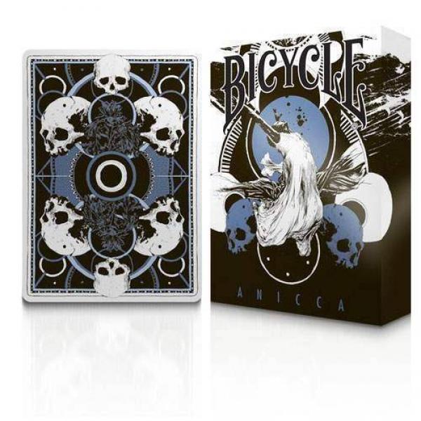 Bicycle Anicca Deck (Metallic Blue) by Card Experiment