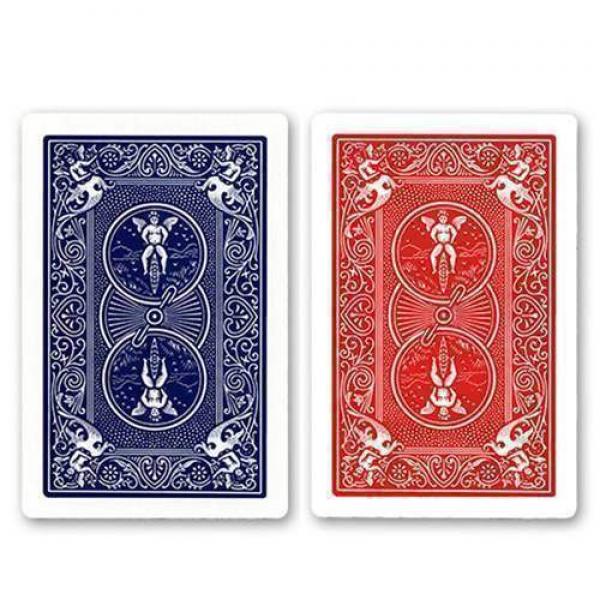 Single Bicycle Gaff Card - Double Back Blue and Re...
