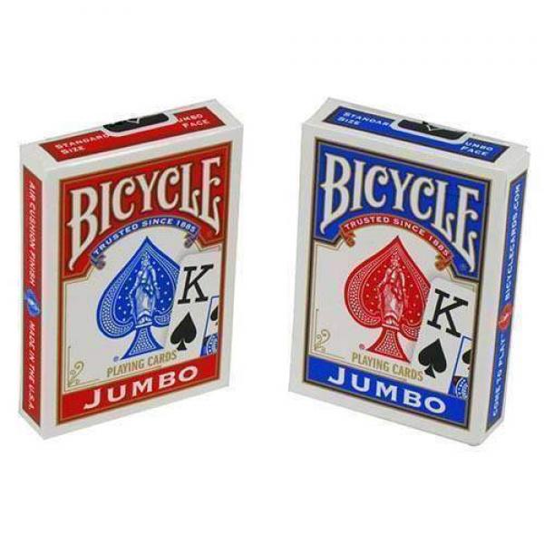 Bicycle Jumbo Size Poker - Blue