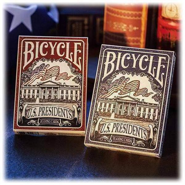 Bicycle U.S. Presidents Playing Cards - Democratic Blue