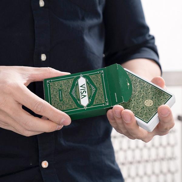  Visa Green Playing Cards by Patrick Kun and Alex Pandrea