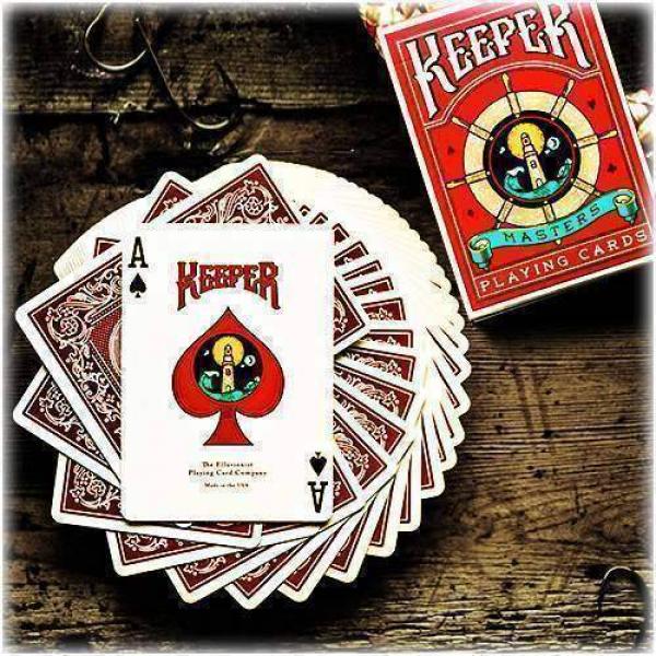 Keeper Deck  (Marked) - Red by Ellusionist