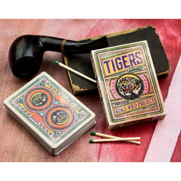 Kings Wild Tigers Playing Cards by Jackson Robinso...