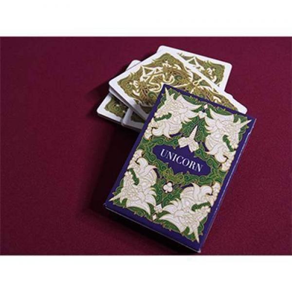 Unicorn Playing cards (Emerald) by Aloy Design Stu...
