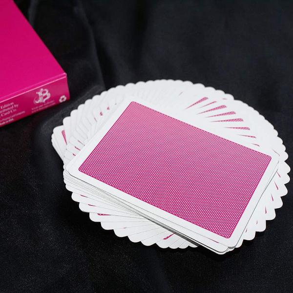 Steel Pink Playing Cards (V2 Edition) by Bocopo