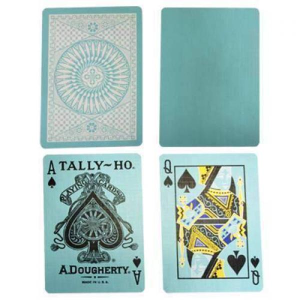 Tally Ho Reverse Circle back (Mint Blue) Limited Ed. by Aloy Studios