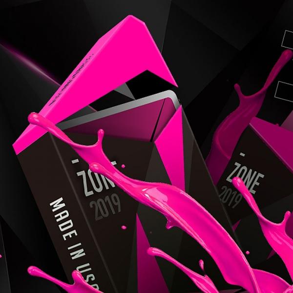 ZONE Playing Cards V2 Pink by Bocopo