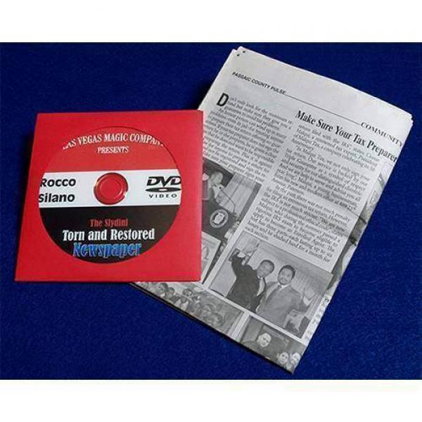 Slydini Newspaper Tear (With DVD and Gimmick) by Rocco Silano