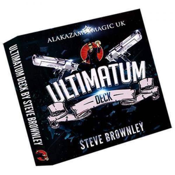 Ultimatum Deck (Blue) by Steve Brownley and Alakaz...