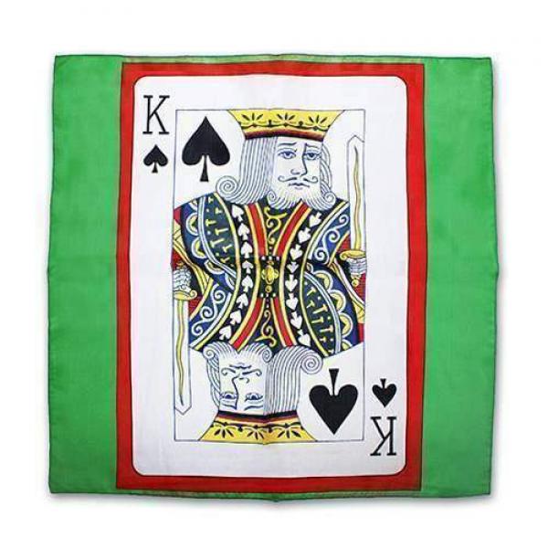 Sitta Card Silk - Green - 45 cm (18'') - King of spades