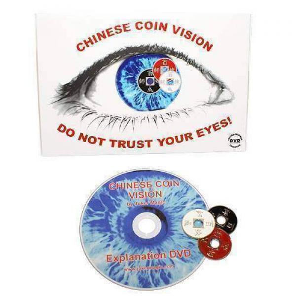 Chinese coin vision by Joker magic