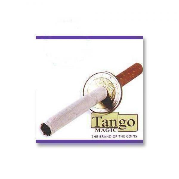 Cigarette thru Coin - one sided by Tango Magic  - 2 Euro