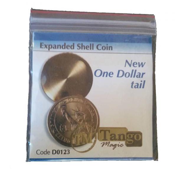 Expanded Shell New One Dollar (Tails) by Tango Magic