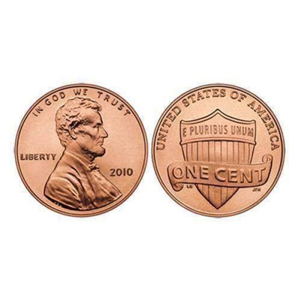 U.S. Penny ungimmicked - one roll of 20 coins
