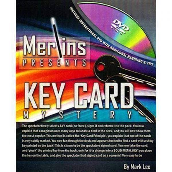 Key Card Mystery by Merlins - DVD e Gimmick