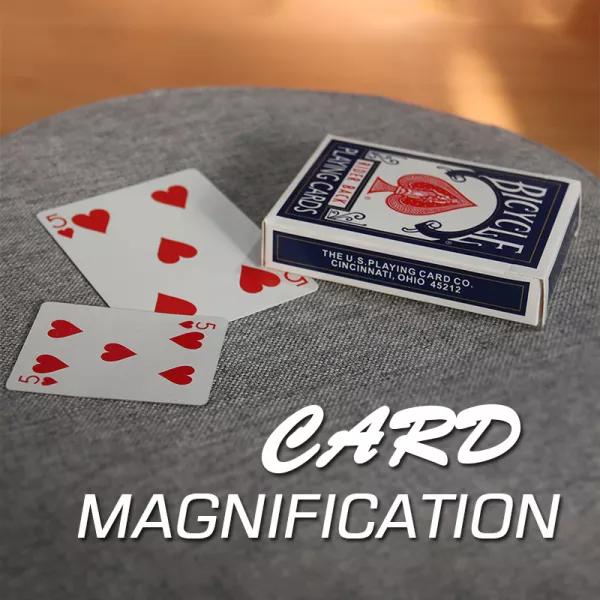 Card Magnification - Blue