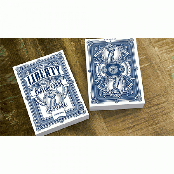 Liberty Playing Cards (Blue) by Jackson Robinson a...
