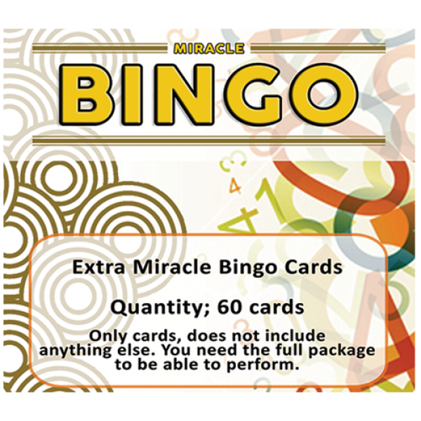 Extra Cards (60 cards) for Miracle Bingo by Doruk ...
