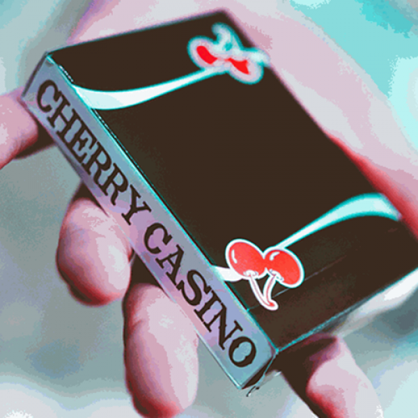 Cherry Casino V3 True Black Playing Cards by Pure ...