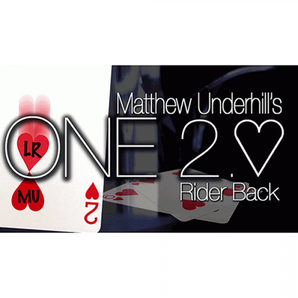 ONE Two of Hearts (Online Instructions and Red Gimmick) Edition by Matthew Underhill - DVD