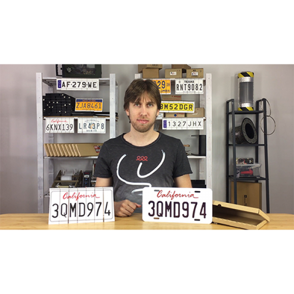 LICENSE PLATE PREDICTION - CALIFORNIA (Gimmicks and Online Instructions) by Martin Andersen