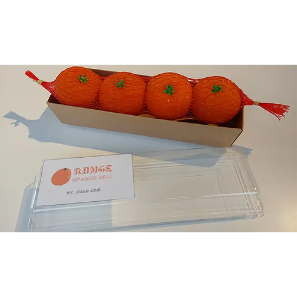 Fruit Sponge Ball (Orange) by Hugo Choi
