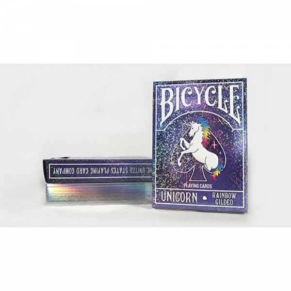 Bicycle Rainbow Gilded Unicorn Playing Cards