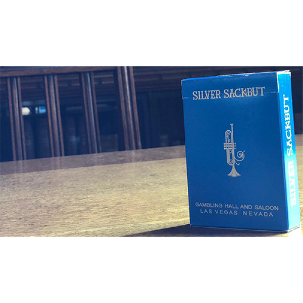 Limited Edition Silver Sackbut Playing Cards V2 (Cyan)