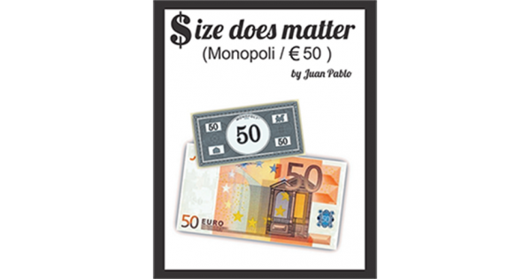 Gimmicks and Online Instructions Size Does Matter MONOPOLY EURO by Juan Pablo 