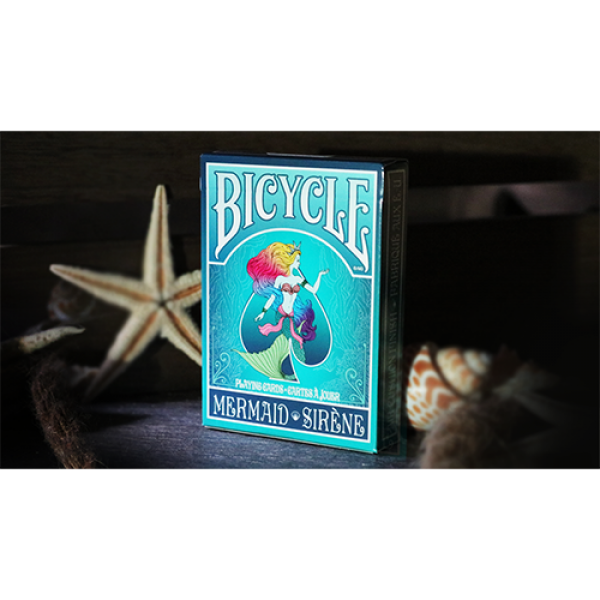 Mermaid Playing Cards (Turquoise) by US Playing Card Co