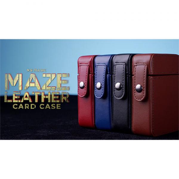 MAZE Leather Card Case (Red) by Bond Lee