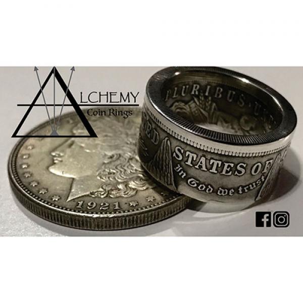 Kennedy Half Dollar Ring (Size: 10) by Alchemy Coin Rings