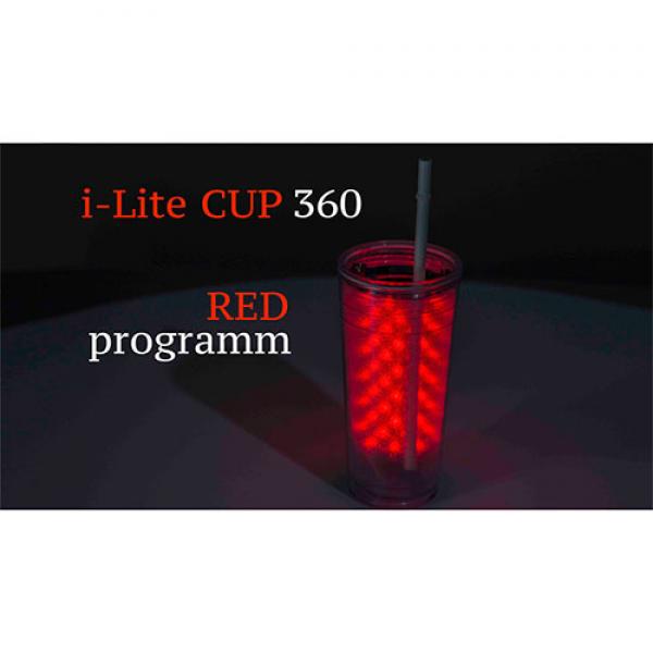 I-Lite Cup 360 Red by Victor Voitko (Gimmick and Online Instructions)