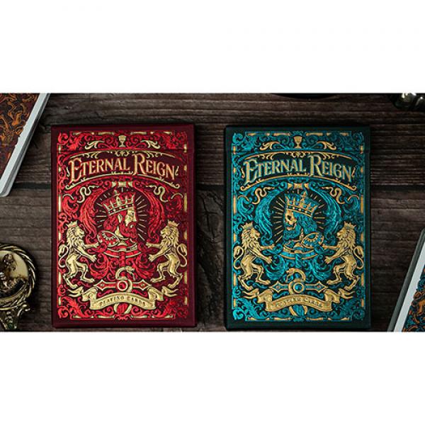 Eternal Reign (Sapphire Kingdom) Playing Cards by Riffle Shuffle