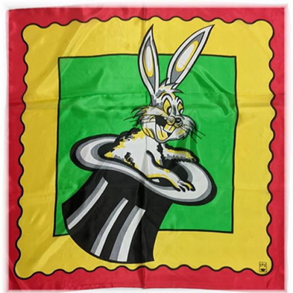 Rice Picture Silk 69 cm (Rabbit in Hat) by Silk King Studios