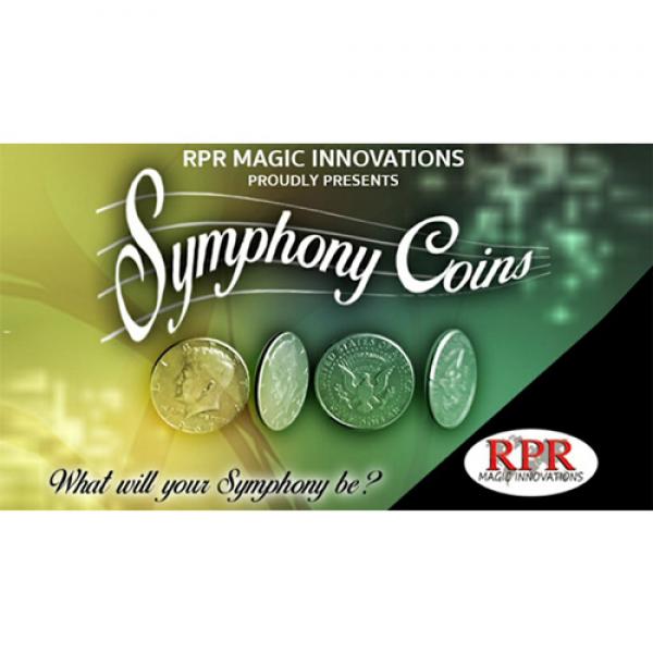 Symphony Coins (English Penny) Gimmicks and Online Instructions by RPR Magic Innovations