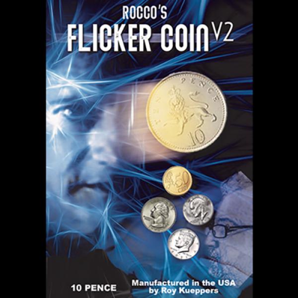 FLICKER COIN V2 (UK 10 Pence) by Rocco