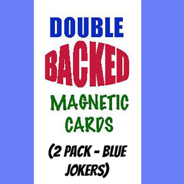 Magnetic Cards (2 pack/Blue Jokers) by Chazpro Mag...