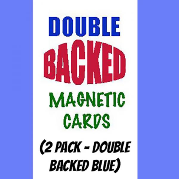 Magnetic Cards (2 pack/double back blue) by Chazpr...