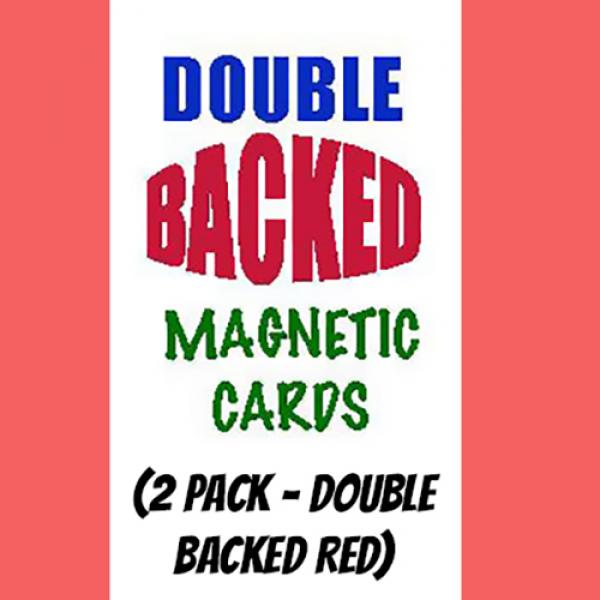 Magnetic Cards (2 pack/double back red) by Chazpro...