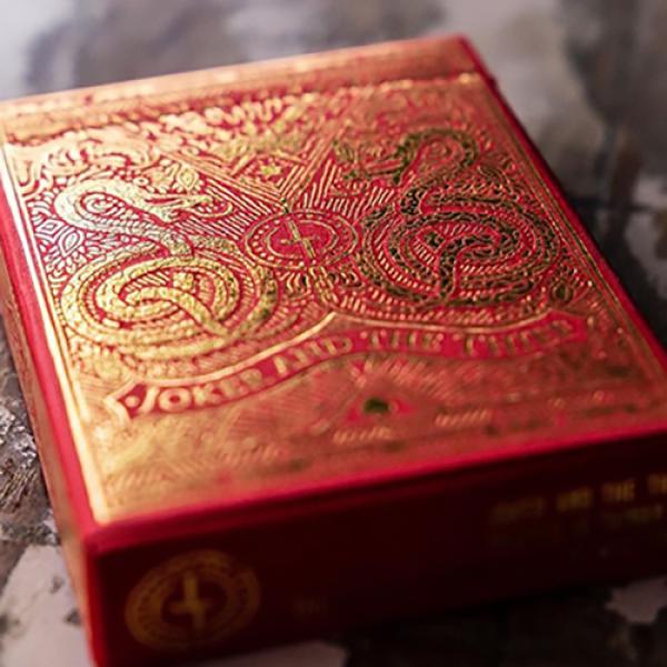 Blood Red Edition V3  Playing Cards by Joker and t...