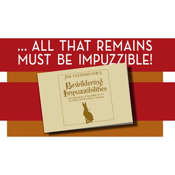 Bewildering Impuzzibilities by Jim Steinmeyer - Bo...