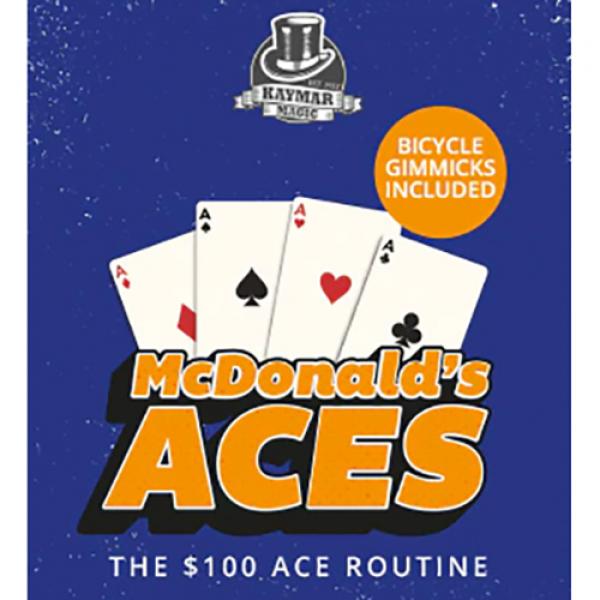 McDonalds Aces (Gimmick and online instructions) by Kaymar Magic