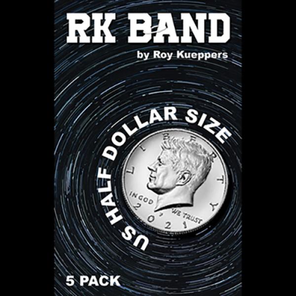 RK Bands Half Dollar Size For Flipper coins (5 per...