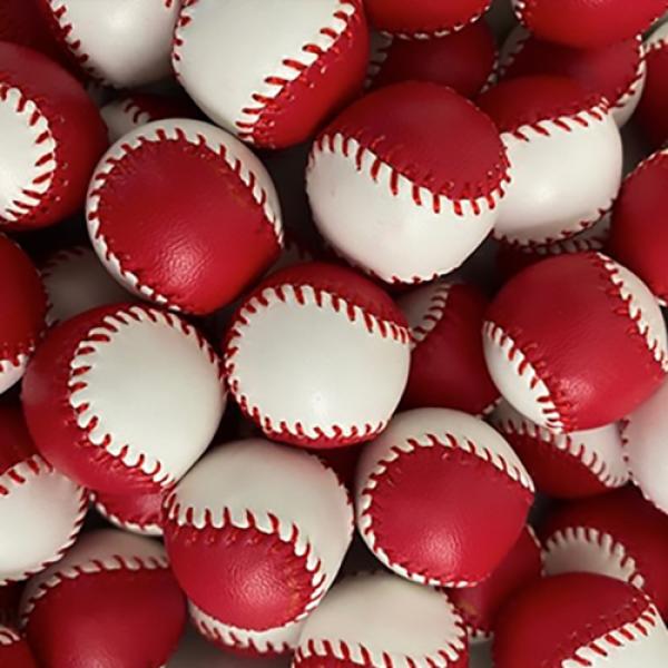 Set of  4 Leather Balls for Cups and Balls (Red an...