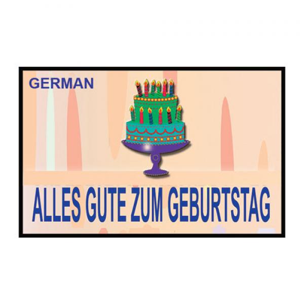 HAPPY BIRTHDAY TORN AND RESTORED (German) 25 PK. b...