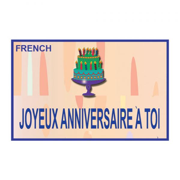HAPPY BIRTHDAY TORN AND RESTORED (French) 25 PK. b...