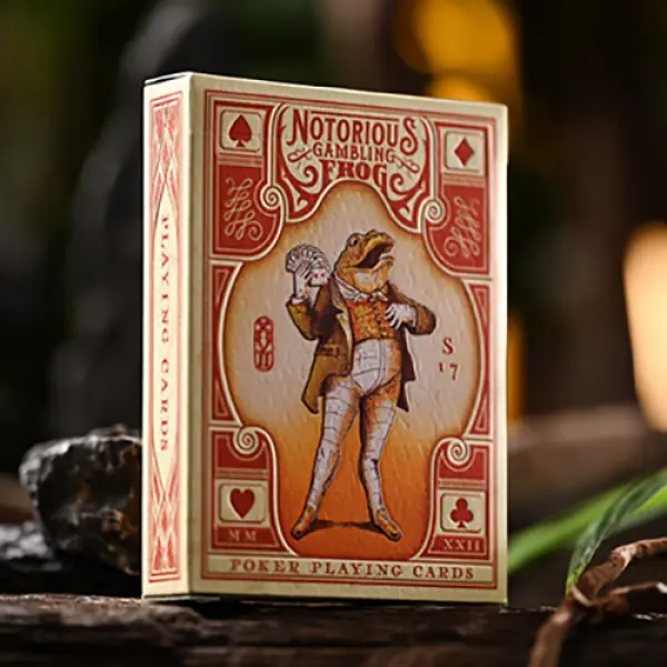 Notorious Gambling Frog (Orange) Playing Cards by ...
